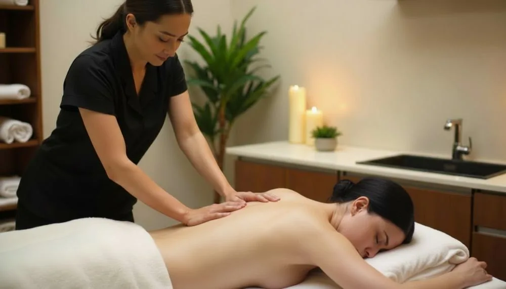 Masaje relajante en Manoma Spa